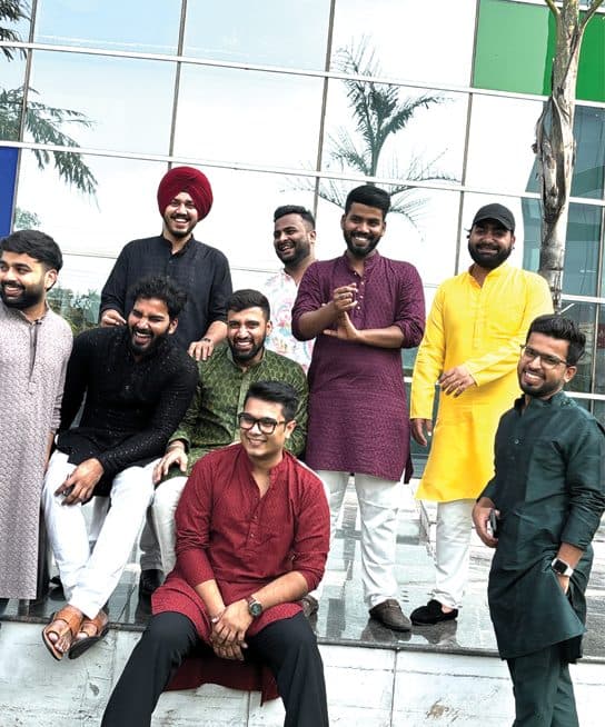 The team together