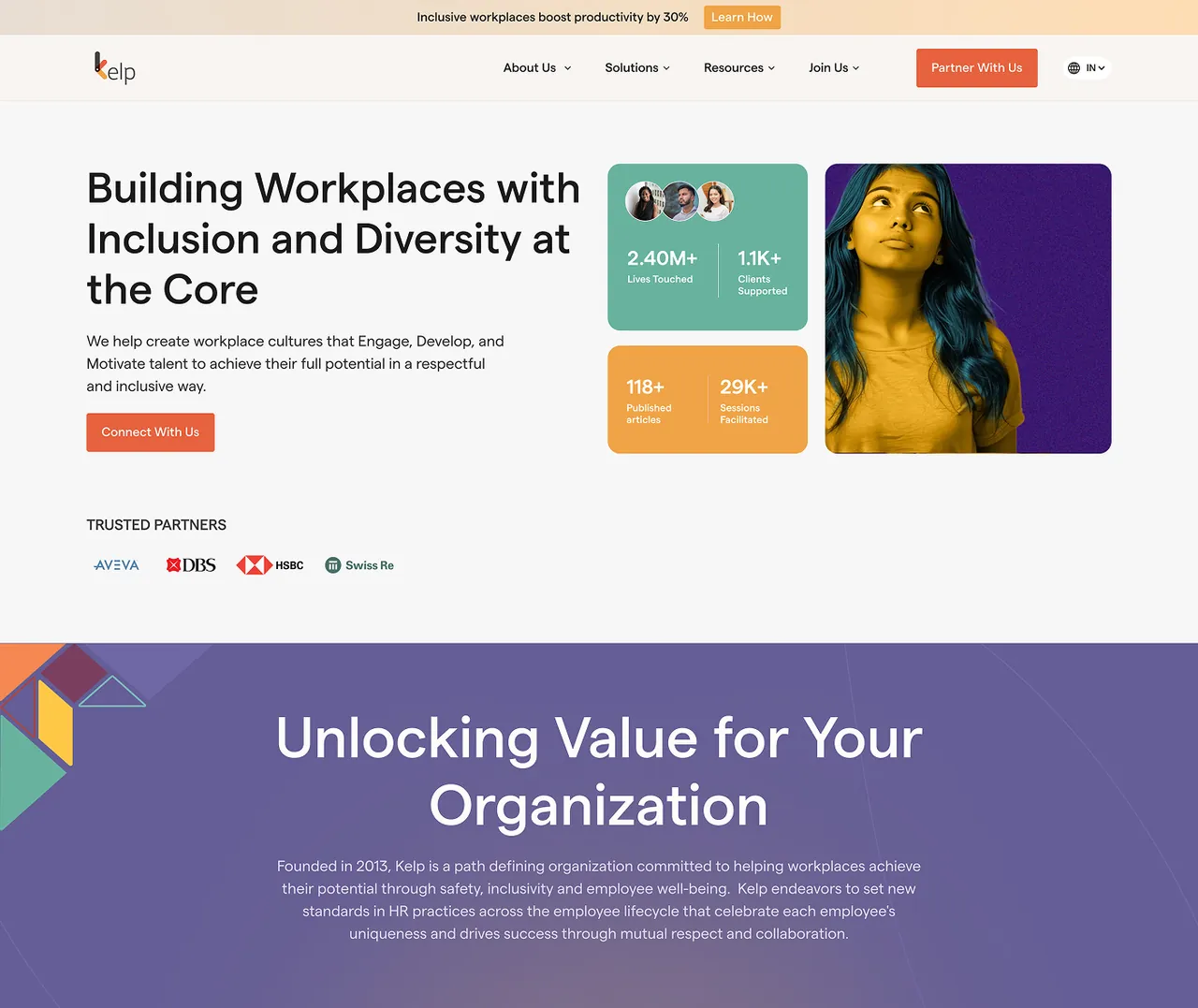 The Kelp homepage