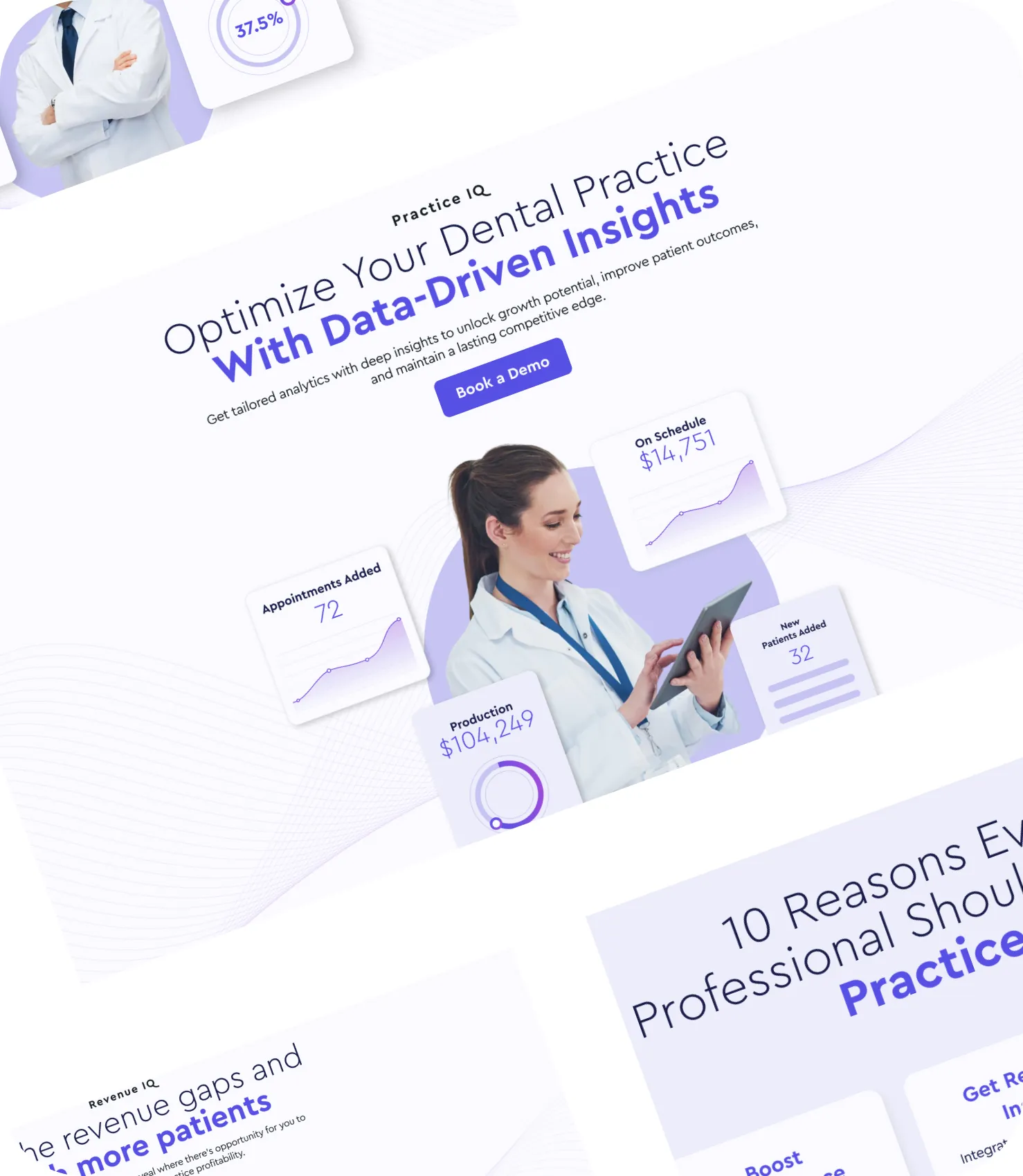 Practice by Numbers website pages